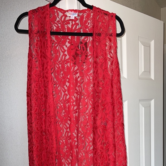 *BNWT* Size Small LLR Joy-Longline Red Vest - Picture 3 of 5